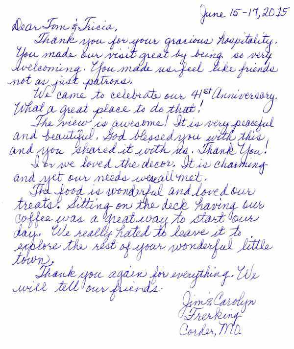 Pickney Bend Bed & Breakfast guest review